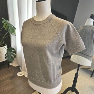 UO fleece short sleeve sweatshirt